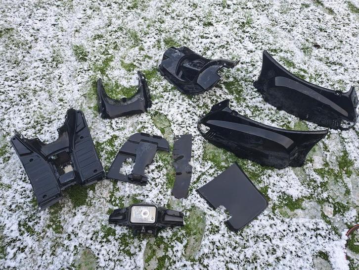 La Souris scooter kappen/lampen/onderdelen zwart, Dieren en Toebehoren, Paarden en Pony's | Beschermers, Ophalen