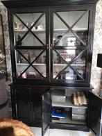 vitrine buffet kast, Ophalen, 100 tot 150 cm, 200 cm of meer, Engels grijze binnenkant