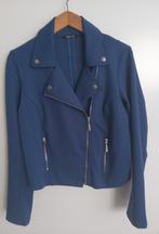 MS Mode blauw rekbaar jasje met rits, maat M, Nieuw, MS Mode, Stichting Angel's Choice, Angelschoice@gmail.com