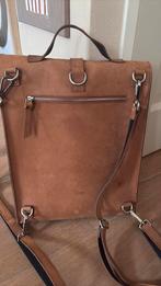 Lederen laptoptas rugzak, Ophalen, Zo goed als nieuw, Bruin, Overige typen
