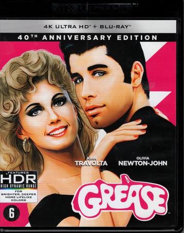 Grease - 4K + Blu-ray (1978) -IMDb 7.2 - Nederlandse uitgave beschikbaar voor biedingen