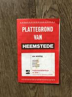 plattegrond Heemstede +/- 1970, Boeken, Atlassen en Landkaarten, Gelezen, Rijnland Leiden, Overige typen, Ophalen of Verzenden