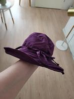 Zonnehoed vakantie hoed/pet, paars, stof, nieuw, H&M, Hoed, Zo goed als nieuw, One size fits all
