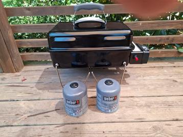Weber Go Anywhere Gas BBQ incl. 2 gasflessen beschikbaar voor biedingen