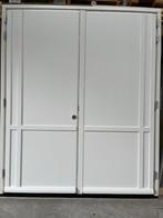 EXCLUSIEVE HARDHOUTEN GARAGE / MAGAZIJN DEUREN, Doe-het-zelf en Verbouw, Kozijnen en Schuifpuien, Ophalen, Deurkozijn, Nieuw, 150 tot 225 cm