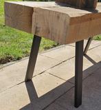Nieuwe eiken houten bankjes/tafeltjes, Ophalen, Nieuw