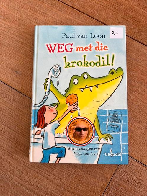 Paul van Loon - Weg met die krokodil!, Boeken, Kinderboeken | Jeugd | onder 10 jaar, Zo goed als nieuw, Ophalen of Verzenden