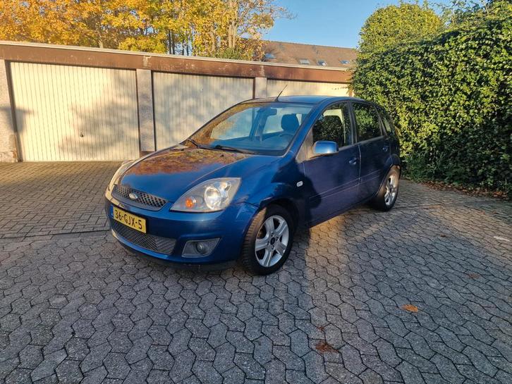 Ford Fiësta 1.4 16V 5DR 2008 Blauw, Auto's, Ford, Particulier, Fiësta, ABS, Airbags, Airconditioning, Boordcomputer, Centrale vergrendeling