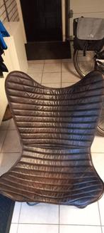 Leren vlinderstoel 2x bruin, Huis en Inrichting, Ophalen, Twee, Bruin, Leer