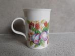 Mok Fine Bone China Fruit Pruim Aardbei Whisper Lane, Ophalen of Verzenden, Zo goed als nieuw, Overige stijlen, Kop(pen) en/of Schotel(s)