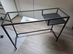 Ikea Vittsjo Laptoptafel, Huis en Inrichting, Tafels | Sidetables, Ophalen, 50 tot 100 cm, Zo goed als nieuw, Glas