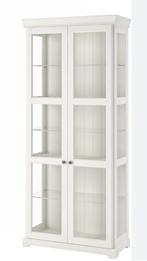 Ikea Liatorp vitrinekast, Huis en Inrichting, Kasten | Vitrinekasten, Ophalen, Met plank(en), Gebruikt, 50 tot 100 cm