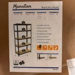 Blauwe stellingkast met 5 legplanken - 90x60x172 cm, Ophalen, Nieuw