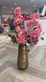 Kunstbloemen boeket met vaas, Huis en Inrichting, Woonaccessoires | Kunstplanten en Kunstbloemen, Ophalen of Verzenden, Zo goed als nieuw
