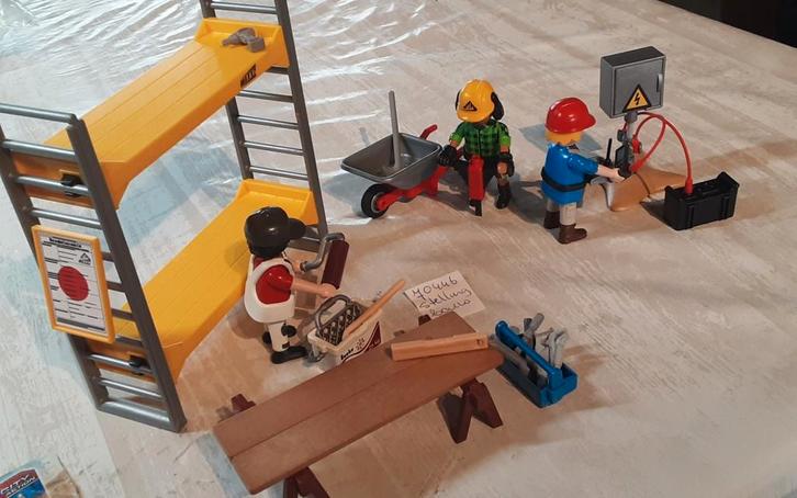 70446 bouwstelling voor bouwvakkers, Kinderen en Baby's, Speelgoed | Playmobil, Nieuw, Complete set, Ophalen of Verzenden