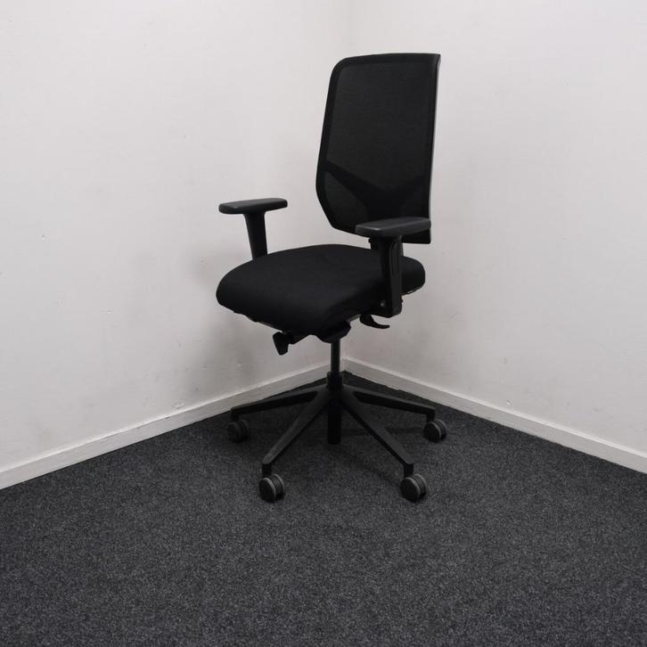 Giroflex 68 - Bureaustoel - Netweave rug, Huis en Inrichting, Bureaustoelen, Gebruikt, Bureaustoel, Zwart, Ophalen of Verzenden