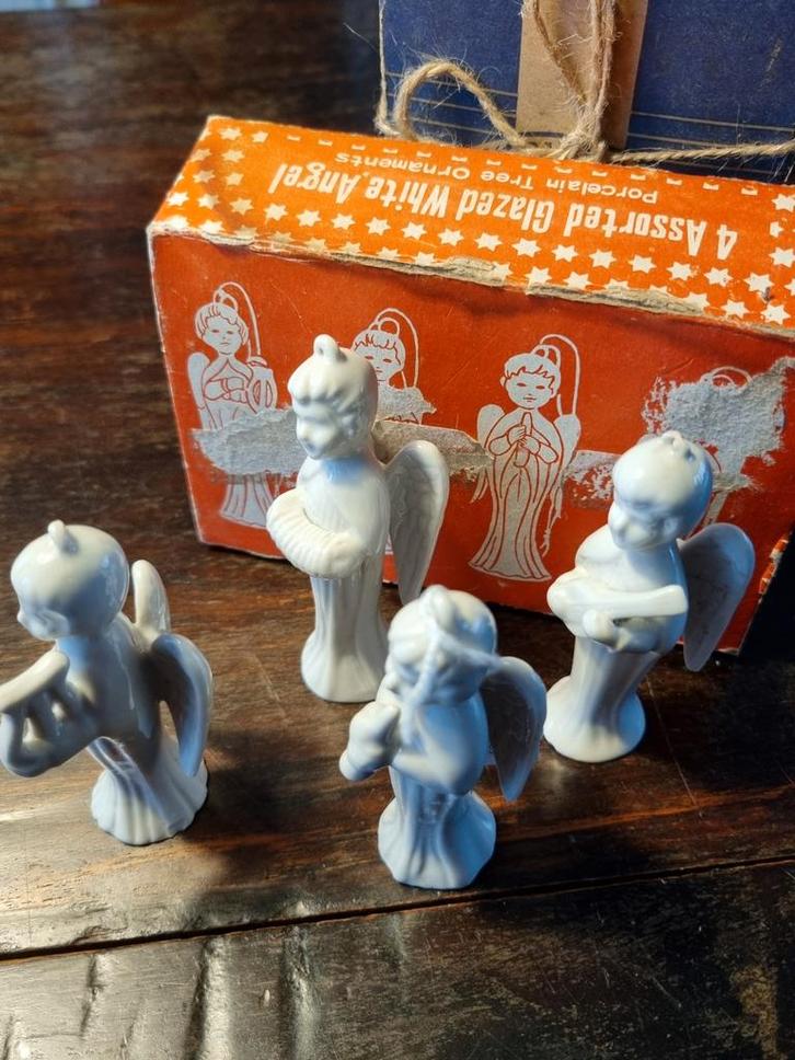 Vintage Kerstboom Ornamenten - Engel, Antiek en Kunst, Antiek | Woonaccessoires, Ophalen of Verzenden
