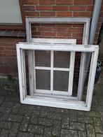 Schuurfonst vier ramen klapramen en draairamen, Ophalen, Zo goed als nieuw, 80 tot 120 cm, Gevelraam of Ruit