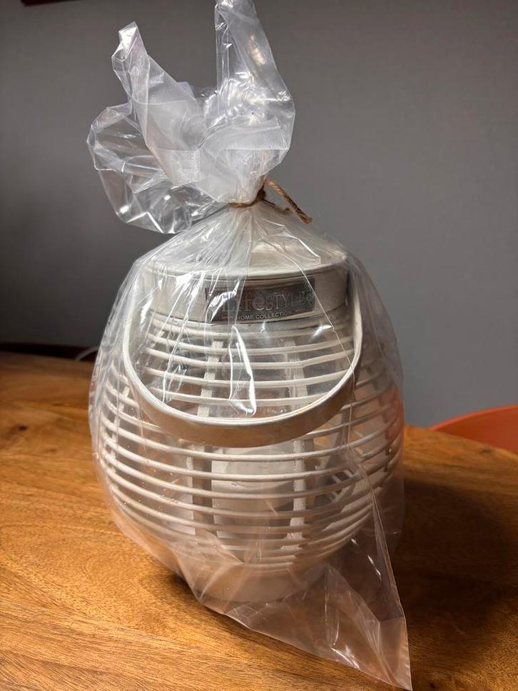 Lifestyle Home Collection Lantaarn (nieuw in verpakking), Huis en Inrichting, Woonaccessoires | Kandelaars en Kaarsen, Zo goed als nieuw