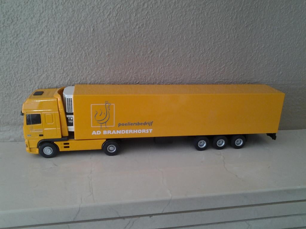 Modelvrachtwagen Poeliersbedrijf Ad Brandenhorst Giessen, Hobby en Vrije tijd, Modelauto's | 1:50, Ophalen of Verzenden, Nieuw