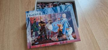 Frozen puzzel 63 stuks compleet  beschikbaar voor biedingen