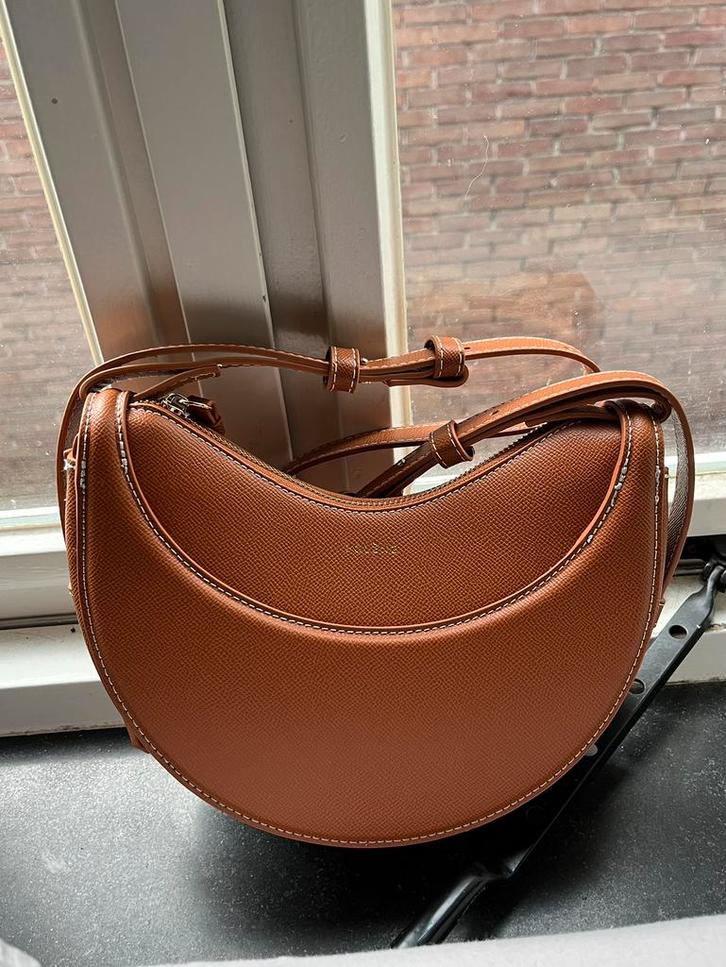 Polène Numero Dix bruin, Sieraden, Tassen en Uiterlijk, Tassen | Damestassen, Nieuw, Schoudertasje, Bruin, Ophalen of Verzenden
