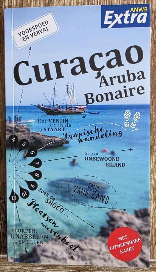 ANWB Extra Reisgids Curacao Aruba en Bonaire, Boeken, Reisgidsen, Zo goed als nieuw, Reisgids of -boek, Europa, ANWB, Ophalen of Verzenden