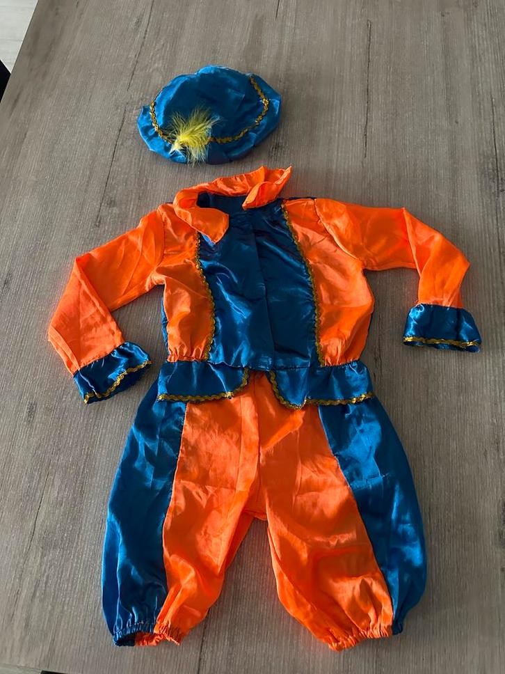 Pietenpakje 98/104 - met scheur, Kinderen en Baby's, Carnavalskleding en Verkleedspullen, Gebruikt, Jongen of Meisje, 104 of kleiner