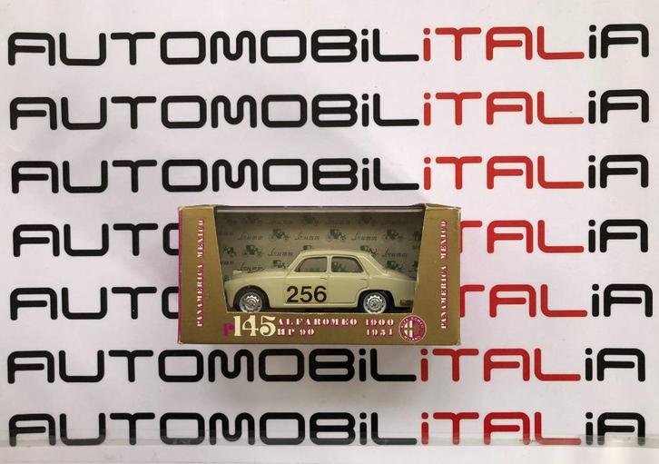 Alfa Romeo 1900 creme wit # 256 Panamerica Mexico Brumm 1:43, Hobby en Vrije tijd, Modelauto's | 1:43, Nieuw, Auto, Overige merken