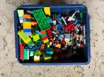 Grote plastic bak met Duplo en LEGO met Duplo bouwplaat, Kinderen en Baby's, Speelgoed | Duplo en Lego, Ophalen, Gebruikt, Losse stenen