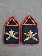 Kraagspiegels opl reserve officier Artillerie, Verzamelen, Militaria | Algemeen, Ophalen of Verzenden, Landmacht, Nederland, Embleem of Badge