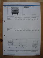 DAF FA 3300 DKX Technische Specificatie Folder 1982 – 4x2, Boeken, Auto's | Folders en Tijdschriften, Overige merken, Zo goed als nieuw