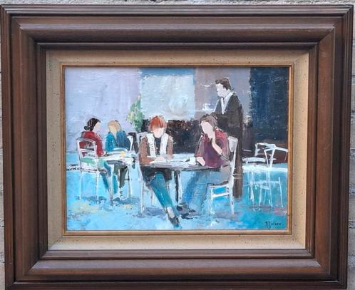 F. Jonker~pseudoniem van R.A.M. de Boer (1942)., Antiek en Kunst, Kunst | Schilderijen | Klassiek, Ophalen