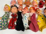 Diverse oude poppenkast hoofden 24 stuks, Antiek en Kunst, Ophalen of Verzenden