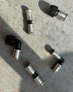 Henco Knie & Rechte Perskoppelingen 16-20mm, Doe-het-zelf en Verbouw, Buizen en Afvoer, Ophalen, Overige materialen, Bochten, Gebruikt