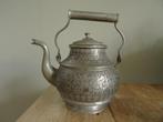 Handbewerkte antieke vintage theepot, Ophalen of Verzenden, Gebruikt