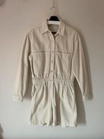 Mango denim jumpsuit crème maat M, Maat 38/40 (M), Mango, Beige, Ophalen of Verzenden