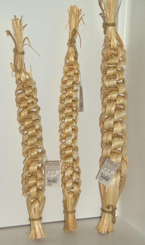 WILGENTAKKEN GEWEVEN 60 CM NATUREL 3 stuks NIEUW, Huis en Inrichting, Woonaccessoires | Kunstplanten en Kunstbloemen, Nieuw, Binnen