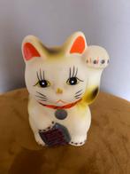 Maneki Neko gelukskat van kunststof, Ophalen of Verzenden, Gebruikt