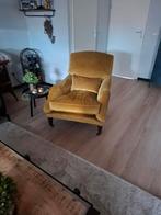 Mooie als nieuwe nette fauteuil  kleur goudgeel, Huis en Inrichting, Stoelen, Overige kleuren, Ophalen of Verzenden, Zo goed als nieuw
