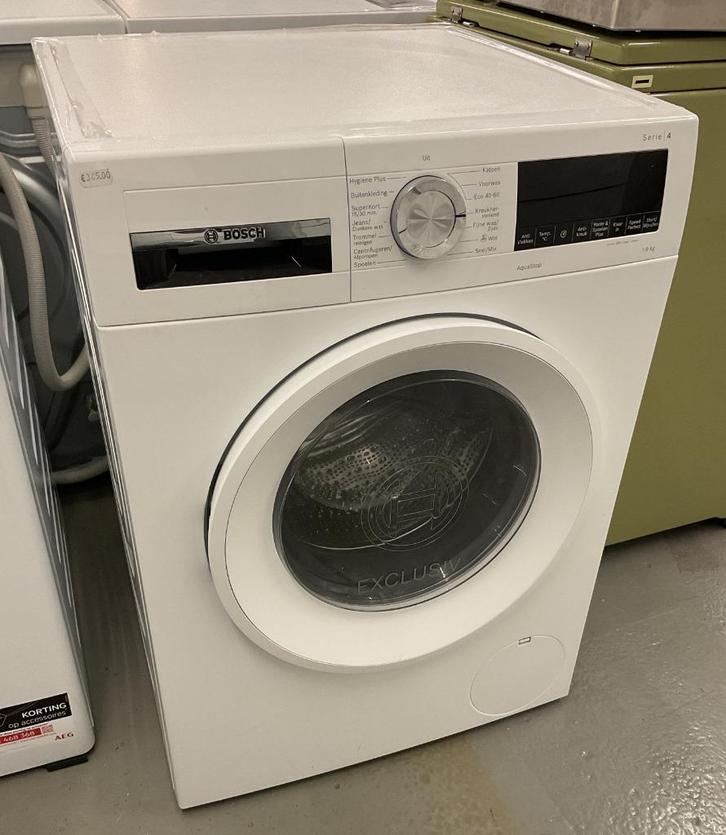 Bosch WGG04409NL voorlader wasmachine aquastop 9kg #9497, Witgoed en Apparatuur, Wasmachines, Gebruikt, Voorlader, 8 tot 10 kg