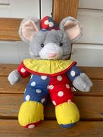 Vintage knuffel muis in clown outfit / pak verkleed carnaval, Kinderen en Baby's, Speelgoed | Knuffels en Pluche, Ophalen of Verzenden