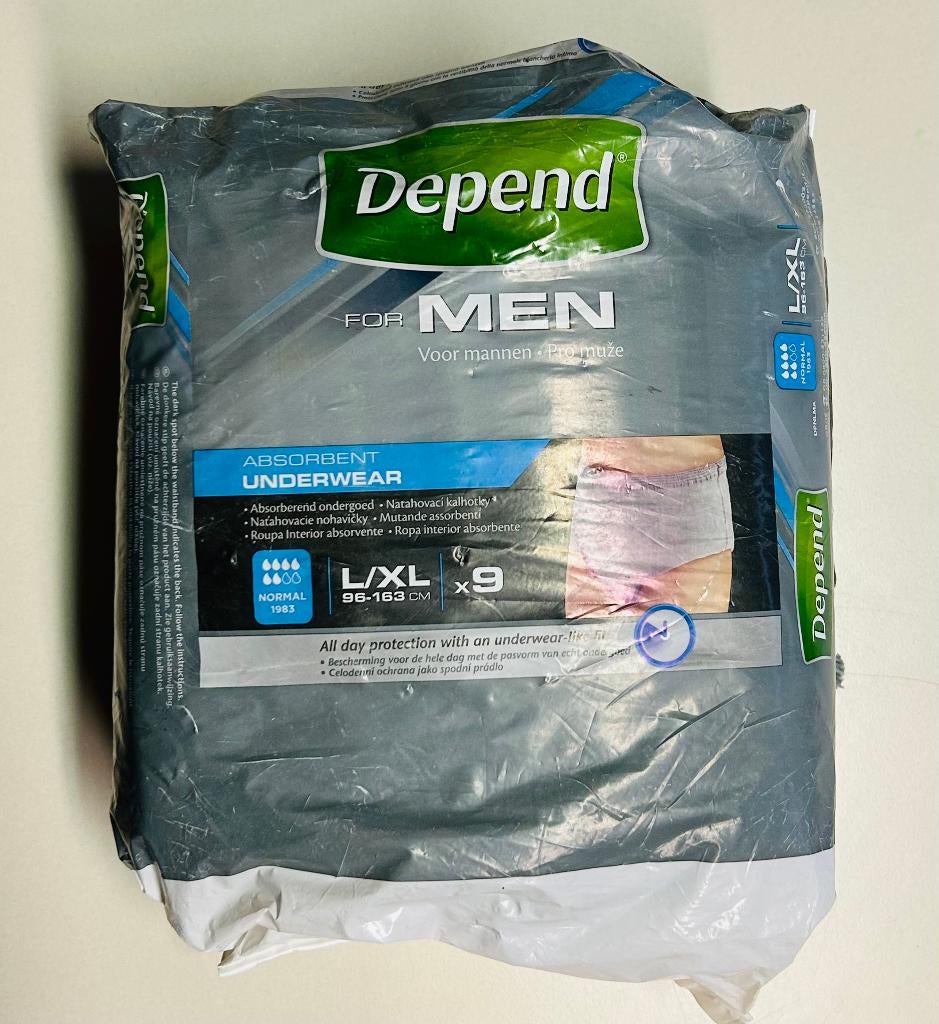 Absorberend ondergoed depend Maat L-XL, Ophalen of Verzenden, Nieuw