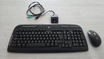 Draadloze Logitech Toetsenbord en Muis Set, Computers en Software, Toetsenborden, Ophalen, Toetsenbord en muis-set, Gebruikt, Logitech