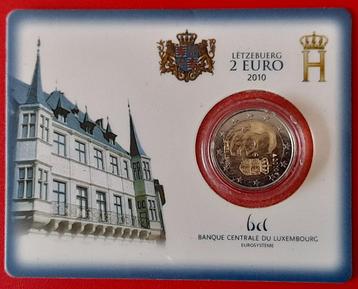 coincard Luxemburg 2 euro 2010 Wapen van Groothertog Henri beschikbaar voor biedingen
