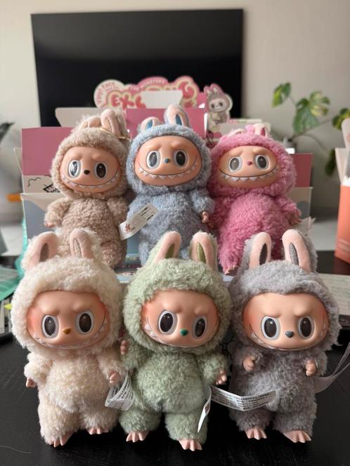 Labubu exciting macaron set compleet 6 stuks🧸, Verzamelen, Poppetjes en Figuurtjes, Nieuw, Ophalen of Verzenden