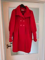 Rode Mantel,  gevoerd,  maat 40, mooi model., Maat 38/40 (M), Gedragen, Rood, Cocomore