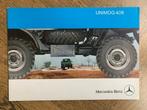 Brochure folder Mercedes-Benz Unimog 406 1970 zgan, Nieuw, Mercedes-Benz, Mercedes, Ophalen of Verzenden