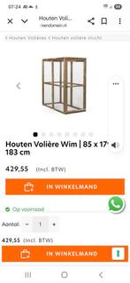Tekoop, Dieren en Toebehoren, Ophalen of Verzenden, Hout, Volière