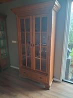 Eiken vitrine buffet kast, Huis en Inrichting, Ophalen of Verzenden, 25 tot 50 cm, 200 cm of meer